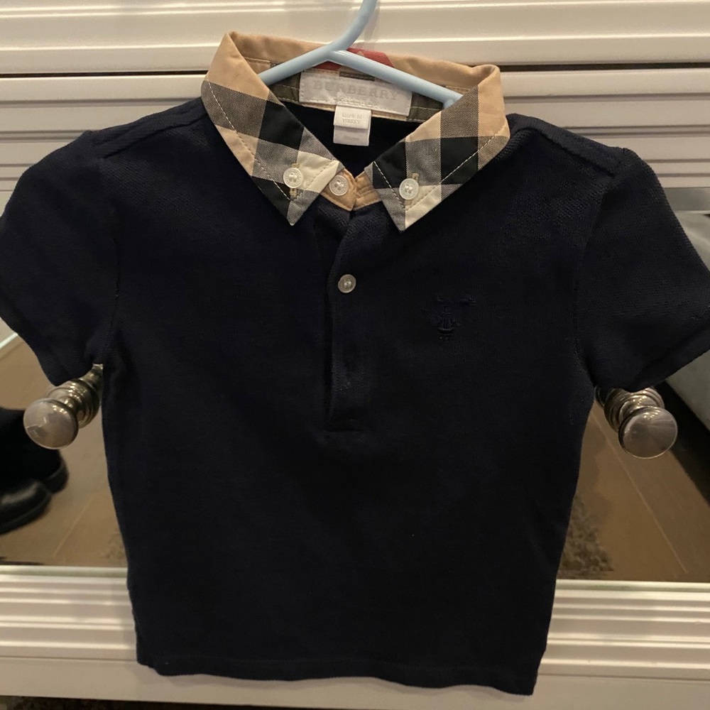 Burberry boys polo shirt
